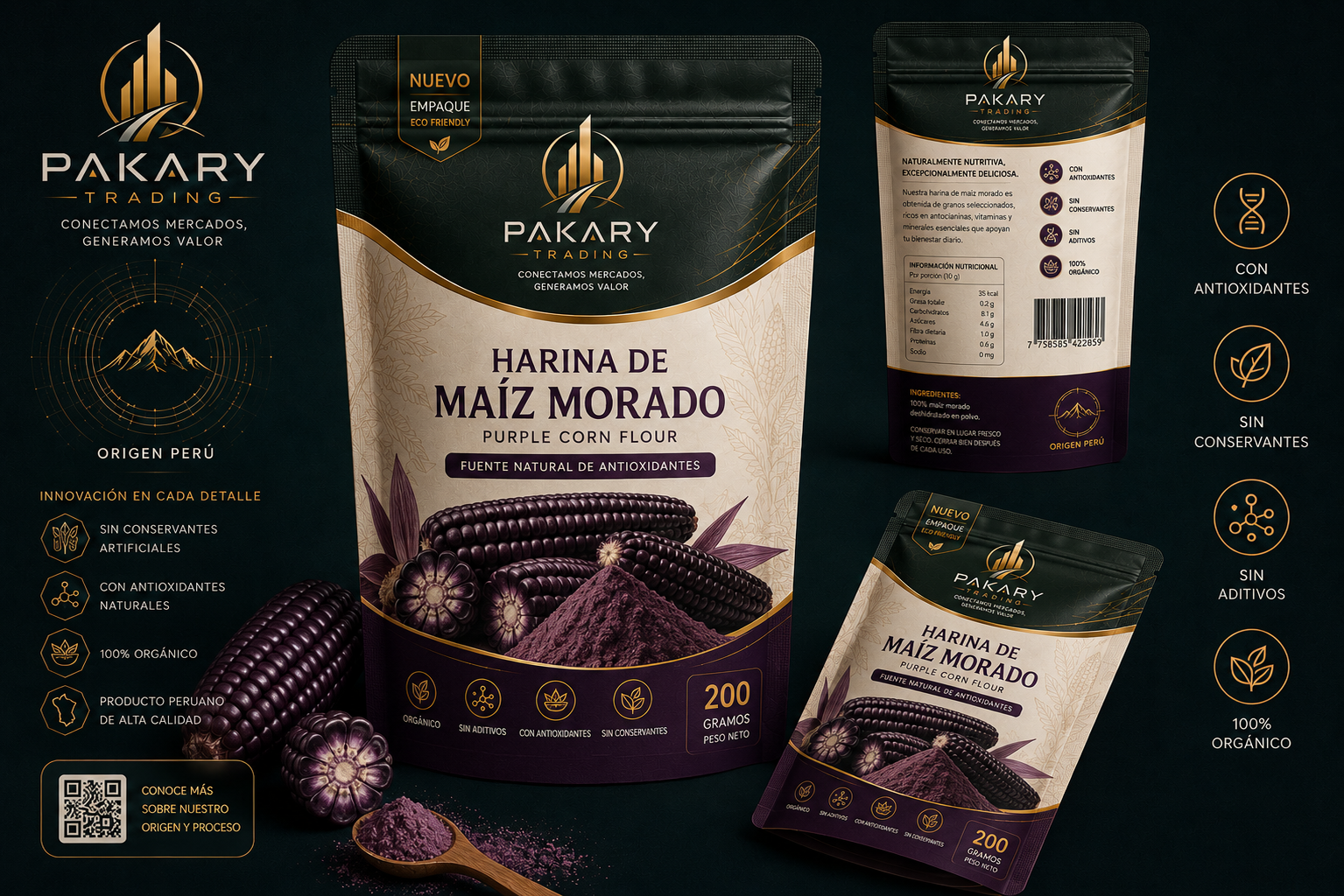Harina de Maíz Morado